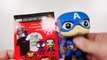 Captain America Civil War Funko Pop Vinyls and Giant Play Doh Surprise Egg Opening