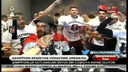 Beşiktaşlı futbolculardan Ersan Gülüm tezahüratı!