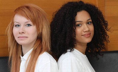 Twin Teens- One Black and another White!