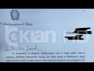 DEKLARATA E SHEFIT TË POLICISË ITALIANE PËR “PAJISJEN E PËRGJIMIT”