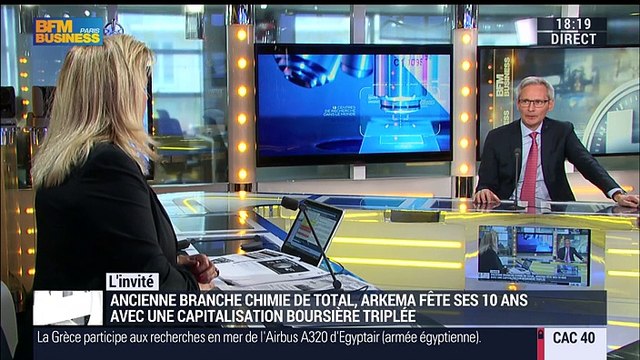 Arkema fête ses 10 ans avec une capitalisation boursière triplée - 19/05