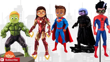 Peppa pig crying Pj masks superheroes saviours funny story pj masks Finger family Nursery song