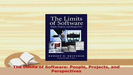 Read  The Limits of Software People Projects and Perspectives Ebook Free