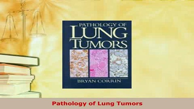 PDF Pathology of Lung Tumors Free Books