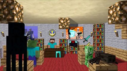 Monster School  Girls vs Boys Alchemy Challenge   Minecraft Animation