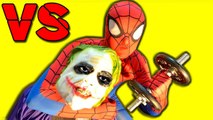 SPIDERMAN vs JOKER in Real Life! Superhero Arm Wrestling Fight Movie! (1080p)