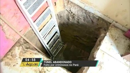 Download Video: PA: Policiais encontram túnel abandonado por criminosos