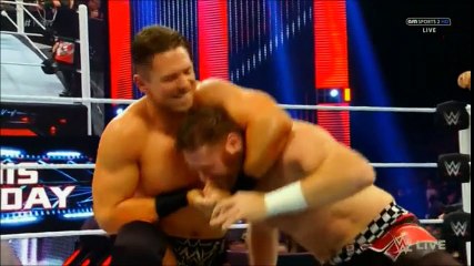 Cesaro and The Miz (w/ Maryse) vs. Kevin Owens and Sami Zayn