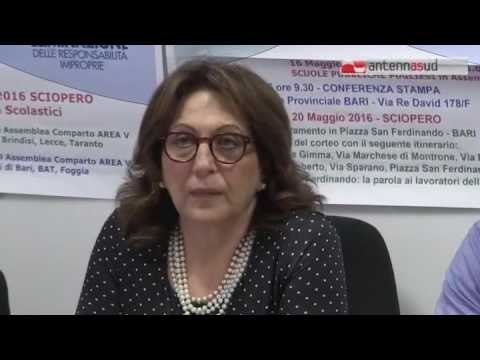 Tg Antenna Sud - In sciopero il mondo della scuola per 7 euro in busta paga