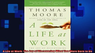 READ book  A Life at Work The Joy of Discovering What You Were Born to Do  BOOK ONLINE