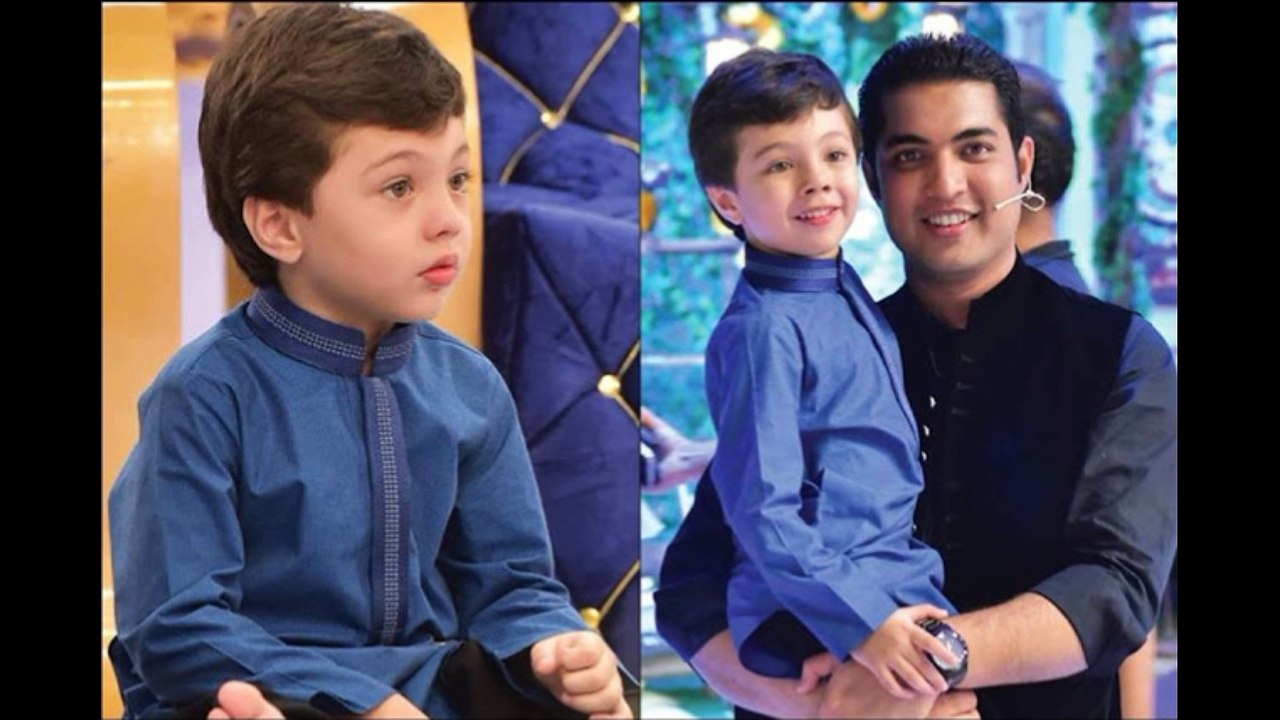 Brave Journalist Iqra Ul Hassan With His Wife And Son !