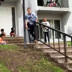 SKATER NEARLY GETS INJURED
