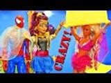 Disney | Barbie Descendants Party with Spiderman, Disney Frozen Elsa & Genie Chic Dolls by DisneyCarToys