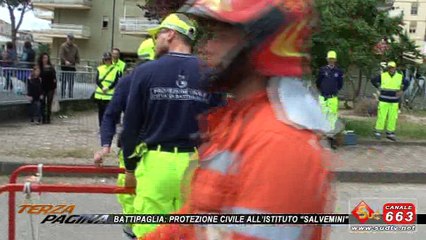 BATTIPAGLIA: PROTEZIONE CIVILILE ALL'ISTITUTO "SALVEMINI"