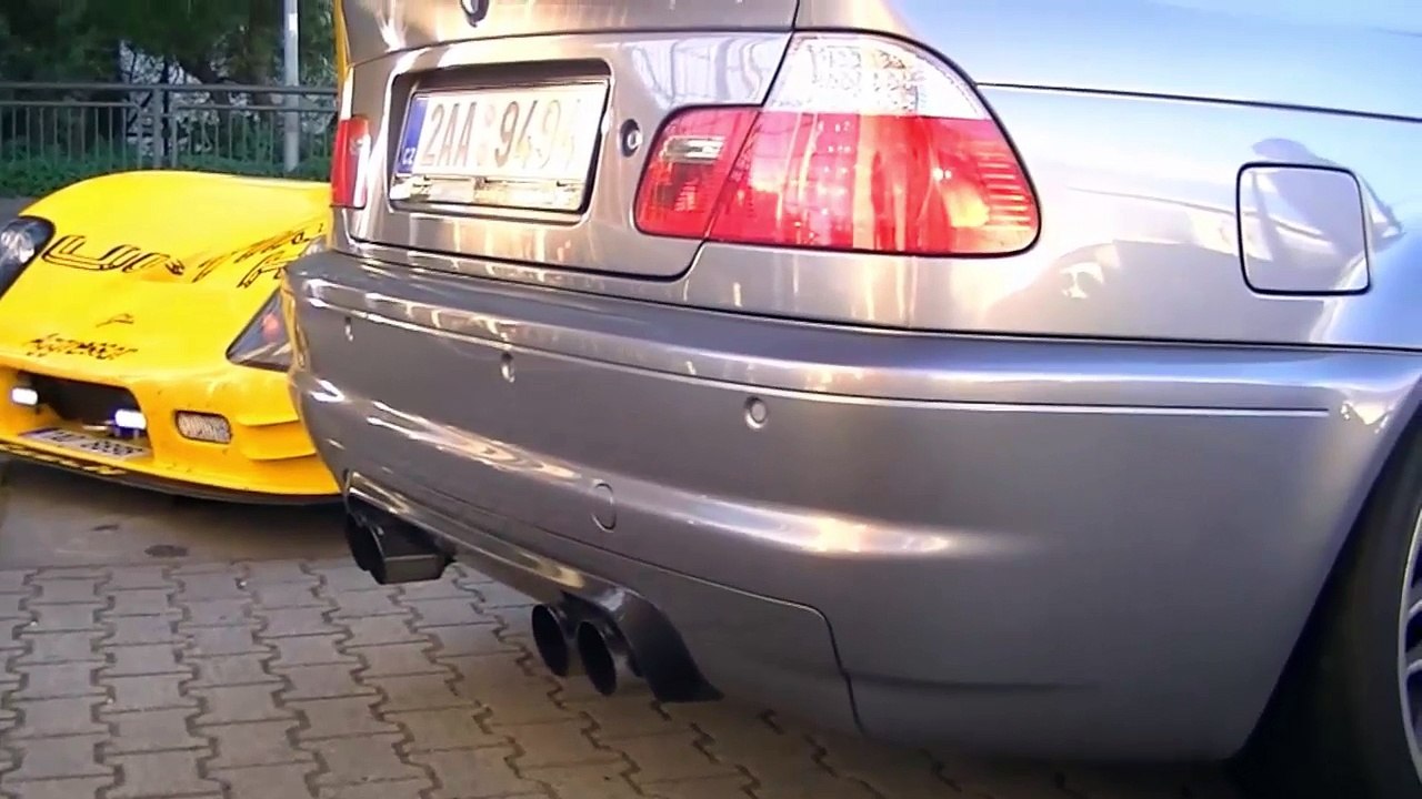 LOUD BMW M3 CSL Supercar Exhaust Revs and on Track 1080p HD!