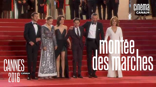 Juste la fin du monde (Xavier Dolan) - Montée des Marches par Laurent Weil - Cannes 2016 - CANAL+