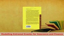 Read  Modelling Extremal Events for Insurance and Finance Ebook Free