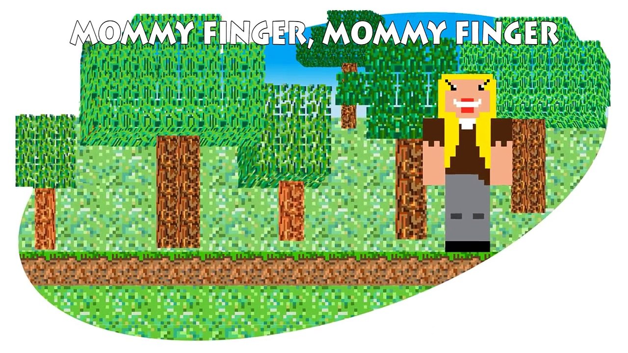 Minecraft Finger Family - Minecraft Nursery Rhyme Song