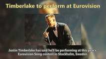 Timberlake to perform at Eurovision Short News