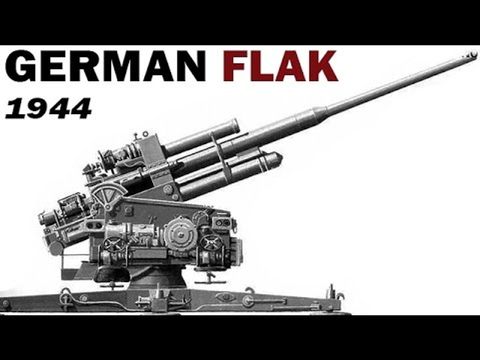 German Anti-Aircraft Gun System | Flak | US Air Force Training Film | 1944
