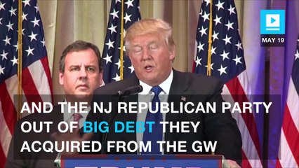 Trump helps dig Chris Christie out of $500,000 worth of debt