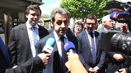 Réaction de Nicolas Sarkozy aux violences contre les policiers - Sisteron - 19 mai 2016