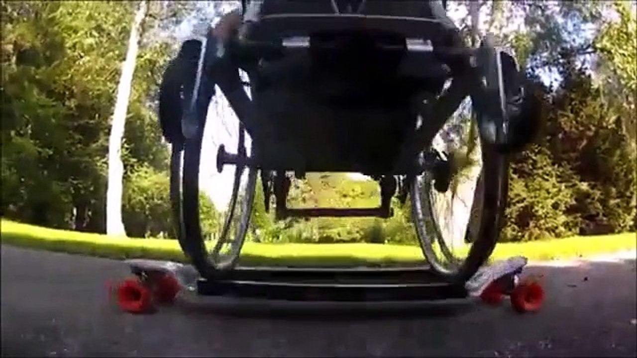 En fauteuil roulant on peut faire des trucs de fou