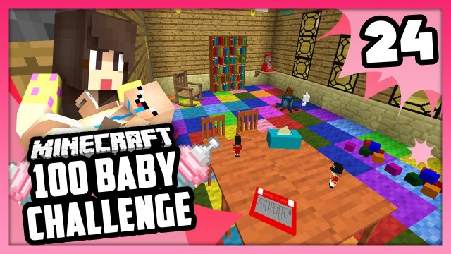 STARTING DAYCARE! - Minecraft: 100 Baby Challenge - EP 24