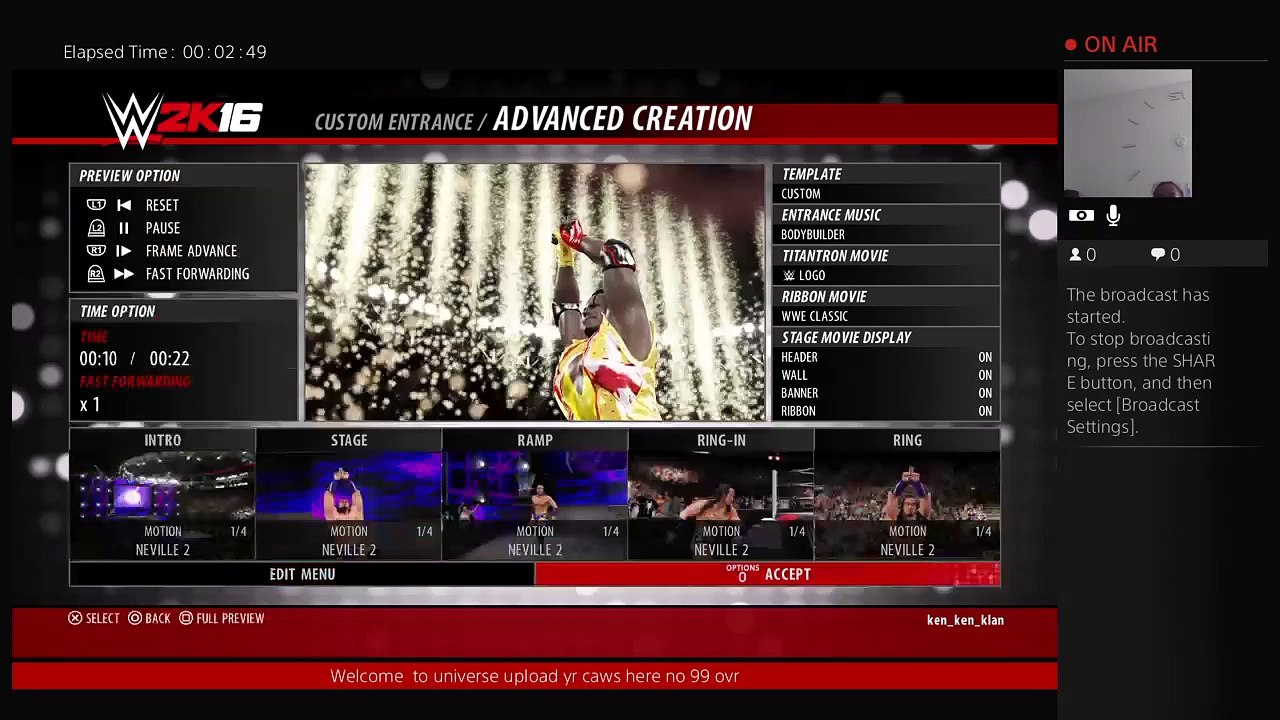 Wwe 2k 16 universe upload yr caws No 99 ovr wats yr hash tag (14)