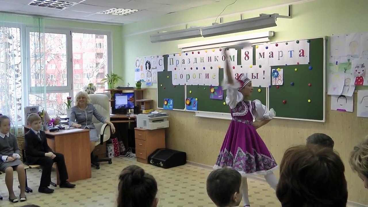 Аня, танец "Субботея", 3 класс, школа 24 Мытищи