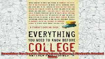 best book  Everything You Need to Know Before College A Students Survival Guide