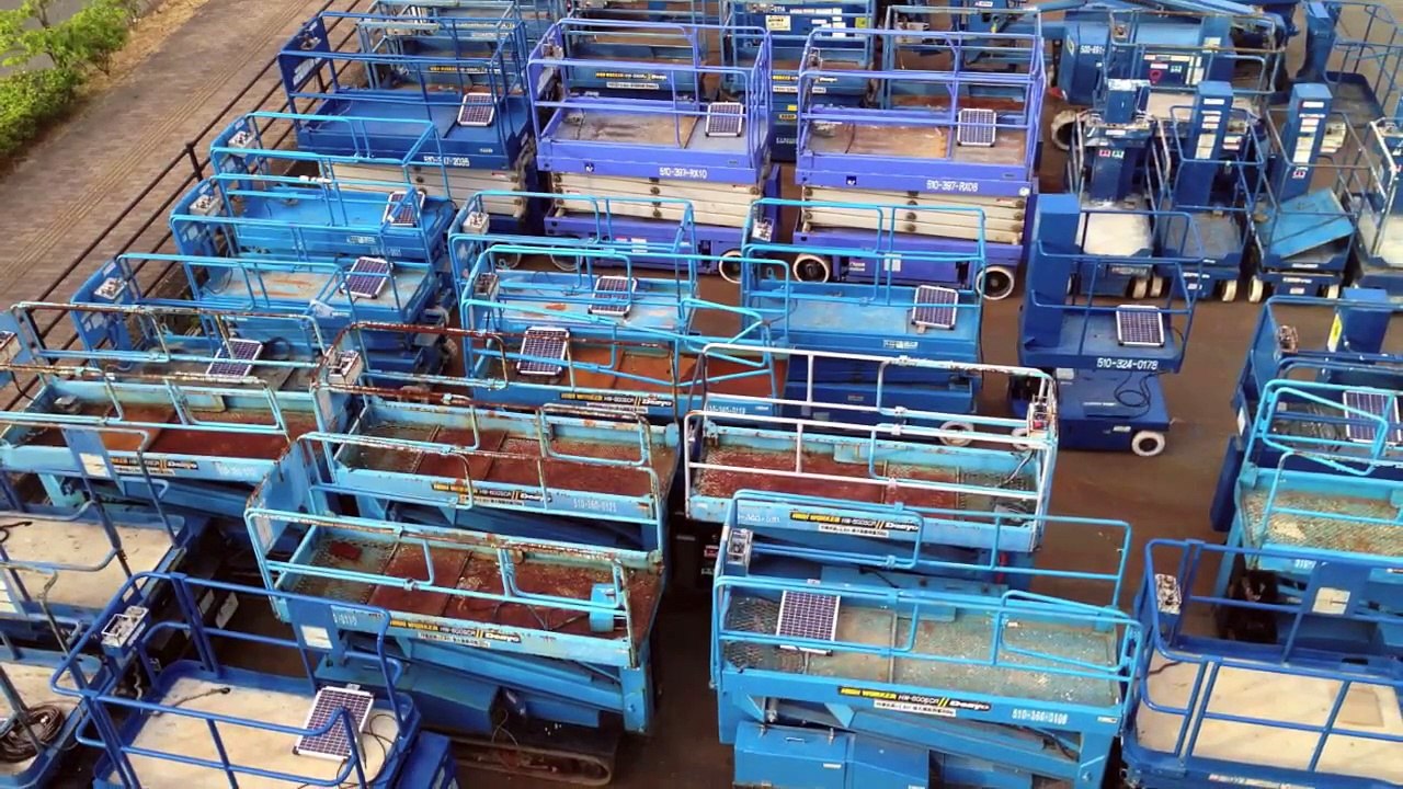 SK-24 高所作業車専用ソーラーパネル