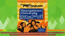 new book  Georgetown University Off the Record College Prowler College Prowler Georgetown