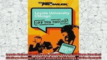best book  Loyola University Chicago Off the Record College Prowler College Prowler Loyola