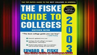 read here  The Fiske Guide to Colleges 2003