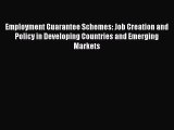 Read Employment Guarantee Schemes: Job Creation and Policy in Developing Countries and Emerging