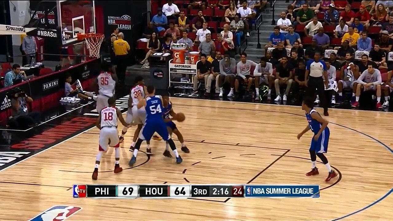 Vince Hunter 23 pts 11 rebs vs Rockets 17.07.2015