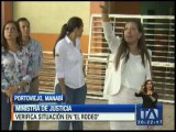 Ministra de Justicia verifica situación de cárcel en Portoviejo