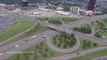 Drone Video Shows Collapsed Oklahoma City Bridge