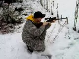 colton shootin the henery 17. lever action rifle