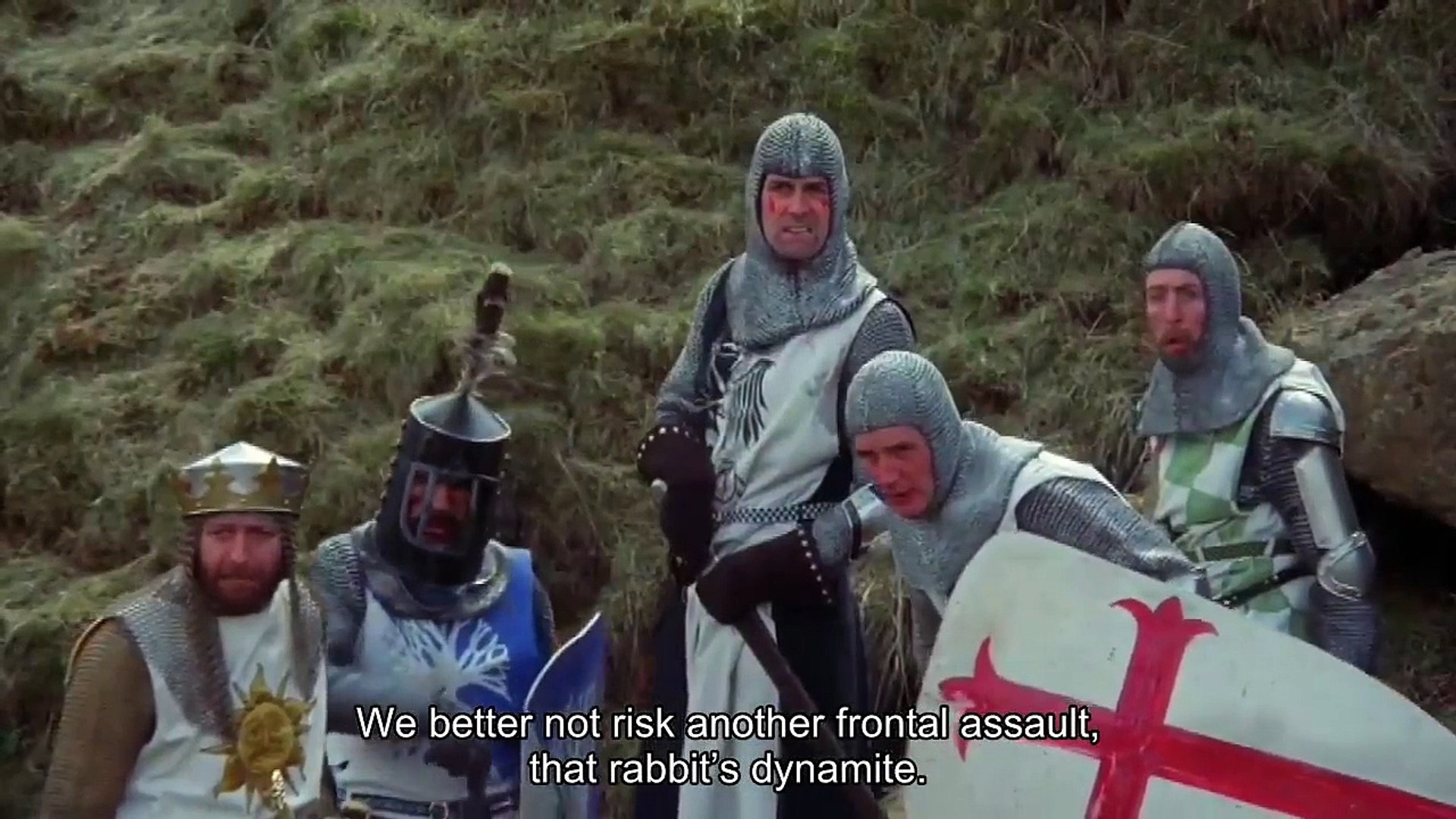 Would It Help To Confuse It If We Run Away More Monty Python And The Holy Grail Video Dailymotion