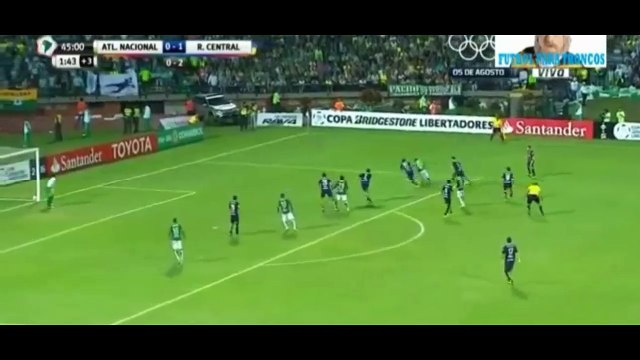 Macnelly Torres Goal - Atletico Nacional - Rosario Central 1-1