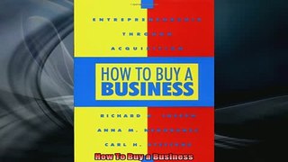 READ book  How To Buy a Business Full Free