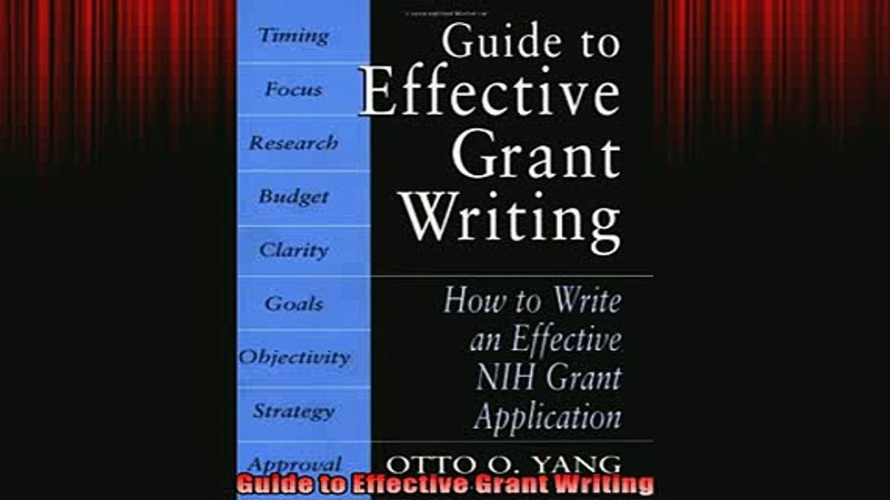 EBOOK ONLINE  Guide to Effective Grant Writing READ ONLINE