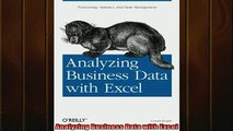 READ book  Analyzing Business Data with Excel Online Free