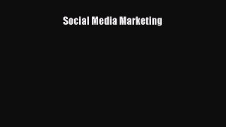 Read Social Media Marketing Ebook Free