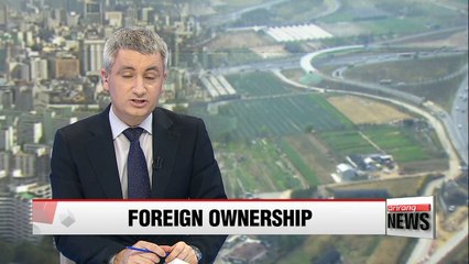 Foreign ownership of Korean land rises in 2015