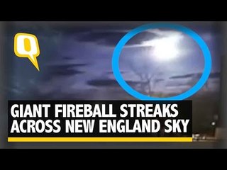 Meteor Lights Up New England Sky 2016