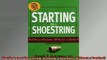 READ FREE Ebooks  Starting on a Shoestring Building a Business Without a Bankroll Full Free