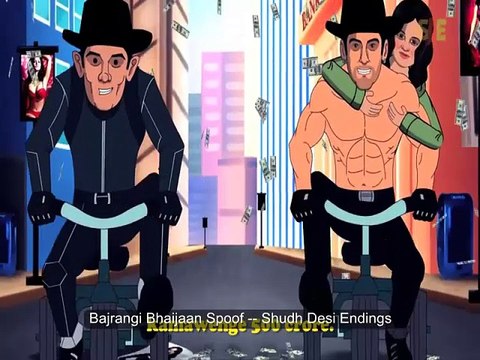 Bajrangi Bhaijaan Spoof Shudh Desi Endings